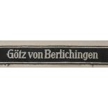 Cufftitle "Götz von Berlichingen". Bevo-issue, full lenght, marked BEVO WUPPERTAL, comes with two