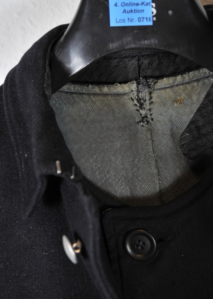 Reichsbahn Jacket with Winter West. Blue-black fabric, silver buttons, black liner, comes with: - Image 3 of 6