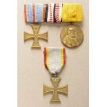 Mecklenburg: Collectors production lot. Mecklenburg-Schwerin: Cross of Merit on ribbon 1900 and