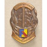 Baden: Firefighter-Effort-Badge, Great Edition. Brazed, parly varnished. The Great Edition (6,1x4,