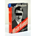 Hitler, Adolf: Mein Kampf. Jubilee issue, 1935, dust cuver damaged. Condition: II Hitler, Adolf: