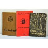 Three singing books. Various. Condition: II Drei Liederbücher. Diverse. Zustand: II Reserve Price: €