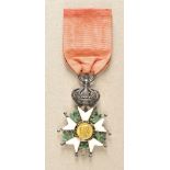 France: Order of the Legion of Honor, 8. model (1852-1870), Knights Cross. Silver, medaillons