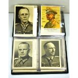 Collection of 50 Knights Cross Awardees postcards. All branches of the army. Condition: II