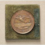 Prussia: medal for merits at the military carrier pigeons business, bronze. Bronze. Condition: II