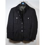 Reichsbahn Jacket with Winter West. Blue-black fabric, silver buttons, black liner, comes with: