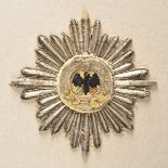 Prussia: saddlecloth star. Fine embroidery, motto damaged. Condition: III- Preussen: