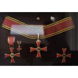 Collection Federal Order of Merit. 1.) Great Cross of Merit; 2.) Cross of Merit, 1st class; 3.)