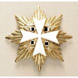 Collectors Copy: German Eagle Order, Special Grade Breast star. Gilded, partially enamelled,