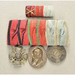 Opening: 170 EUR    1.1.) Imperial Germany (till 1933)  Württemberg: Medalbar of Peter Brick from