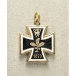 Opening: 400 EUR    1.1.) Imperial Germany (till 1933)  Prussia: Iron Cross, 1870, hanger.  Gold,