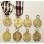 Opening: 300 EUR    1.1.) Imperial Germany (till 1933)  Prussia: Lot of 40 war medals 1870/71,