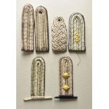Opening: 80 EUR    0.1.) Collection Rick Lundström  Germany: Collection of eight shoulder boards.