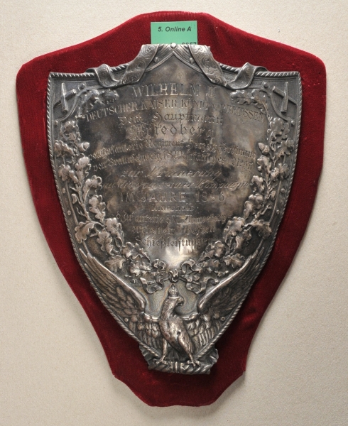 Preussen: Kaiser-Kompanie-Schießpreis, 1896, für den Hauptmann Friedberg im Infanterie-Regiment