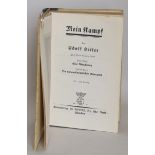 Hitler, Adolf: Mein Kampf.München, Zentralverlag der NSDAP, 1937. Halbleder- Ausgabe.Zustand: