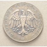 Freikorps: Württembergische Bahnschutz Medaille.Versilbert, Randnummer 1208.Zustand: