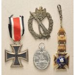 Nachlass eines Nordfront-Kämpfers.1.) Eisernes Kreuz, 1939, 2. Klasse; 2.) Infanterie-