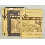 Sechsundzwanzig Schulungsbriefe der NSDAP.Diverse.Zustand: II

Twenty-six training letters of the