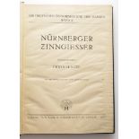 Hintze, Erwin: Nürnberger Zinngiesser.Leipzig, Verlag von Karl W. Hiersemann, 1921. 175 S.Zustand: