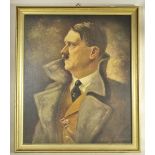 Exner, Willy: Adolf Hitler.Öldruck, auf Kartonagegrund, Halbporträt, gerahmt.Zustand: II

Exner,