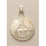 Niederlande: Medaille der "Vlamse Oostfront-Vrijwilligers 1941-1945".Silbern, rückseitig die Liste