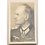 Specht, Karl Wilhelm.(1894-1953). Kommandierender General des Korps Hela, Träger des Eichenlaub