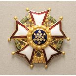 USA: Legion of Merit, Chief Commander.Buntmetall vergoldet und emailliert, Medaillon vernietet, an