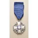 Finnland: Orden der Weißen Rose, 2. Modell (ab 1936), Verdienstkreuz "Frauen Kreuz".Silber,