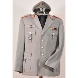 BRD: Uniformnachlass eines Oberstleutnant der Feldjäger.1.) Schirmmütze: Qualitätvolle Ausführung,