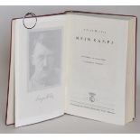 Hitler, Adolf: Mein Kampf -  Kriegsjahr 1941.München, Zentralverlag der NSDAP, 1941, mit Widmung des