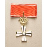 Finnland: Orden des Freiheitskreuzes, 1914, 1. Klasse mit Schwertern, Zweitstück.Silber vergoldet,