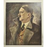 Exner, Willy: Adolf Hitler.Öldruck, auf Kartonagegrund, Halbporträt.Zustand: II

Exner, Willy: Adolf