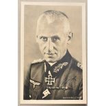 Hoth, Hermann.(1885-1971). Generaloberst, Träger der Schwerter zum Ritterkreuz. Photo-PK,