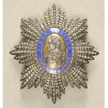 2.2.) WeltVenezuela: Orden des Belgiers/ Orden der Büste Bolivars, Komtur Stern.Silber, brillantiert