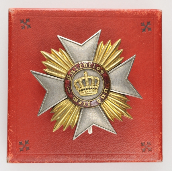 1.1.) Kaiserreich (bis 1933)Württemberg: Orden der Württembergischen Krone, Komturkreuz