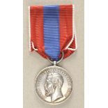 1.1.) Kaiserreich (bis 1933)Schaumburg-Lippe: Silberne Verdienstmedaille.Silber; am Bande.Zustand: