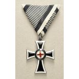 2.1.) EuropaÖsterreich: Deutscher Ritterorden, Mariannerkreuz, Ritterdekoration.Silber, teilweise