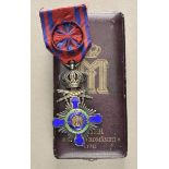 2.1.) EuropaRumänien: Orden des Sterns von Rumänien, 1. Modell (1881-1932), Offizierskreuz, mit