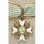 2.2.) WeltKolumbien: Militärverdienstorden des 13. Juni, Komturkreuz.Silber, vergoldet, teilweise