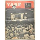 6.1.) LiteraturYank - The Army Weekly vom 22. April 1945.Umschlag leicht angegangen.Zustand: