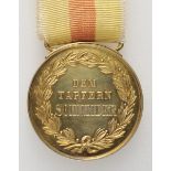 1.1.) Kaiserreich (bis 1933)Baden: Silberne Karl Friedrich Militär Verdienst Medaille für den