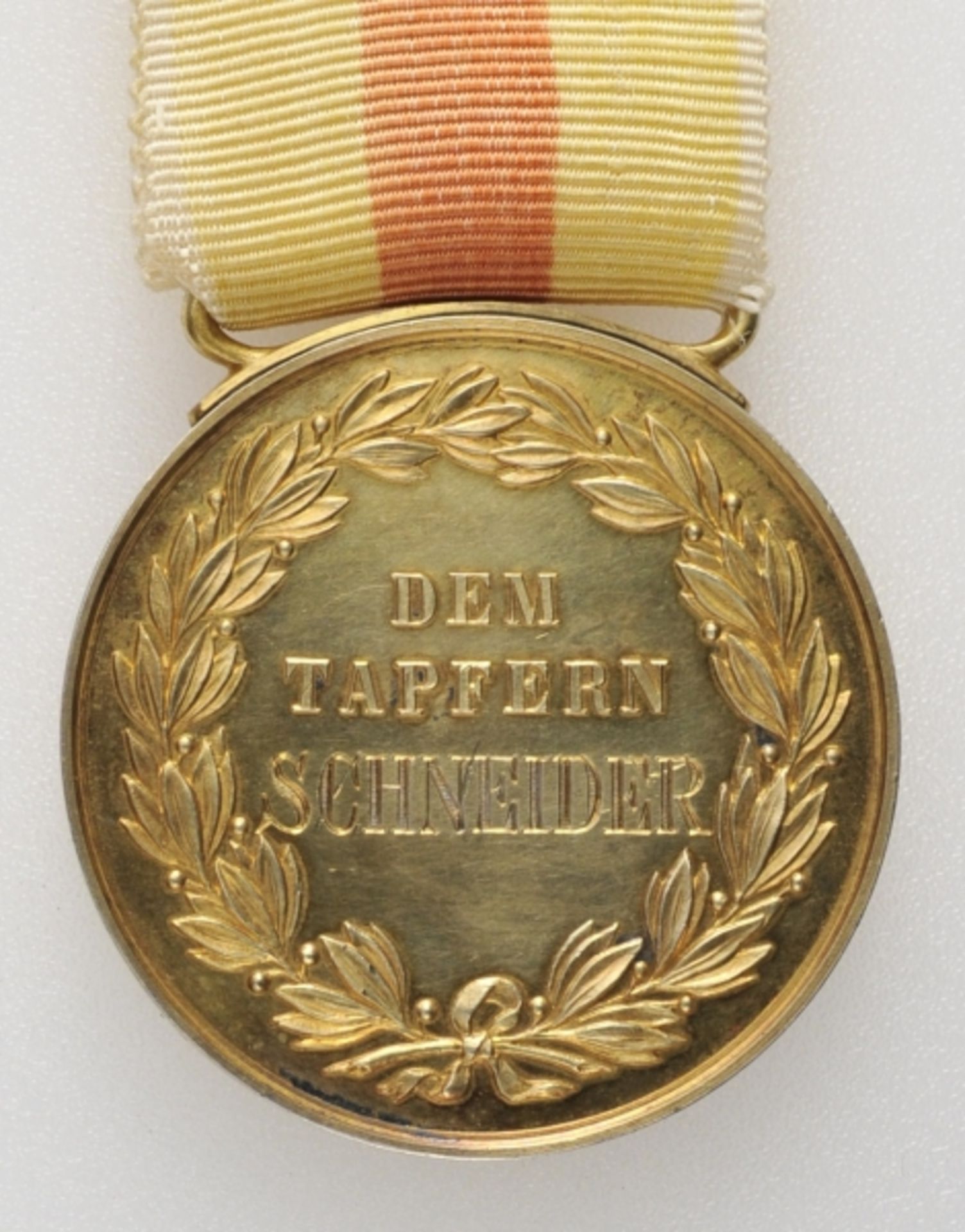 1.1.) Kaiserreich (bis 1933)Baden: Silberne Karl Friedrich Militär Verdienst Medaille für den