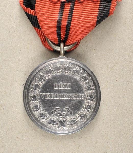 1.1.) Kaiserreich (bis 1933)Württemberg: Zivilverdienstmedaille, 1. Modell Wilhelm II. (1892/93), in - Image 2 of 2