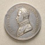 1.1.) Kaiserreich (bis 1933)Preussen: Medaille "Dem Besten Schützen", Friedrich Wilhelm III., in