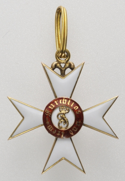 1.1.) Kaiserreich (bis 1933)Württemberg: Orden der Württembergischen Krone, Ritterkreuz 2. Klasse ( - Image 2 of 2