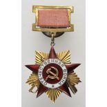 2.2.) WeltSowjetunion: Orden des Vaterländischen Krieges, 1. Klasse, 1. Modell, 3. Typ.Gold, Silber,
