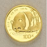 7.4) MünzenChina, 100 Yuan, 1987 - Panda.Gold. Ø 32 mm, 31,2 g.Zustand: IAufrufpreis: 900 EUR

7.4 )
