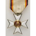 1.1.) Kaiserreich (bis 1933)Waldeck: Militär-Verdienstkreuz, 2. Klasse.Silber vergoldet, das