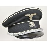 4.1.) Uniformen / KopfbedeckungenAllgemeine SS / SS-Verfügungstruppe, schwarze Schirmmütze für