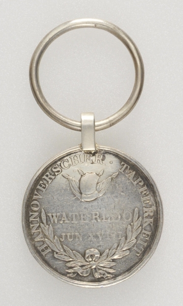 1.1.) Kaiserreich (bis 1933)Hannover: Waterloo-Medaille des Husaren Johann Heinrich Schrader des - Image 2 of 3